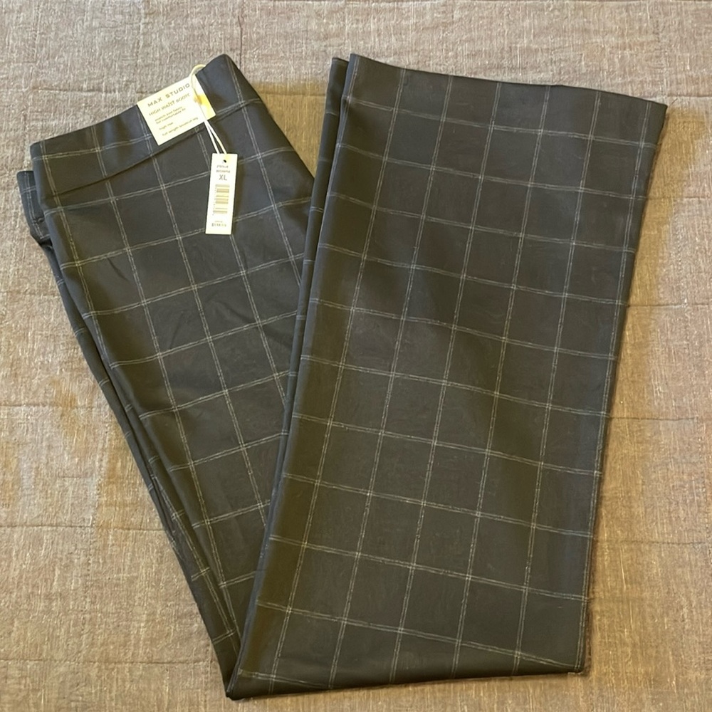 Max Studio High Elastic Waist Bootcut Dress Pants XL